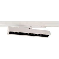 Faretto SPOT track binario trifase LED regolabile da 23W a 32W fascio stretto luce orientabile negozio vetrina 230V BIANCO 3000K