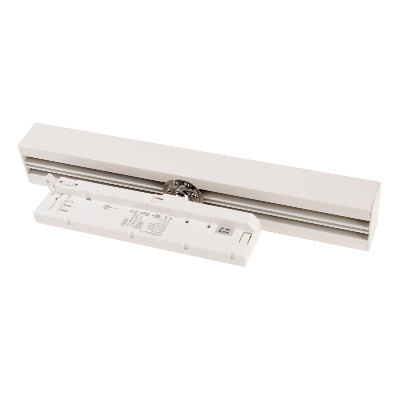 Faretto SPOT track binario trifase LED regolabile da 23W a 32W fascio stretto luce orientabile negozio vetrina 230V BIANCO 4000K