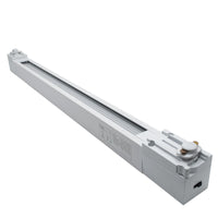 Faretto track binario monofase LED CCT 20W barra orientabile interni luce lineare resa 160W negozio vetrina ufficio 230V BIANCO