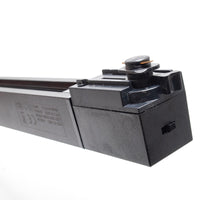 Faretto track binario monofase LED CCT 20W barra orientabile interni luce lineare resa 160W negozio vetrina ufficio 230V NERO