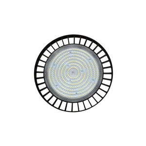 Faro LED Industriale UFO 200W 150W 100W Regolabile, 32000LM 160lm/W 4000K Neutro IP65 Dimmerabile 0-10V, Lampada LED High Bay Rotonda per Capannoni Magazzini 5 Anni Garanzia