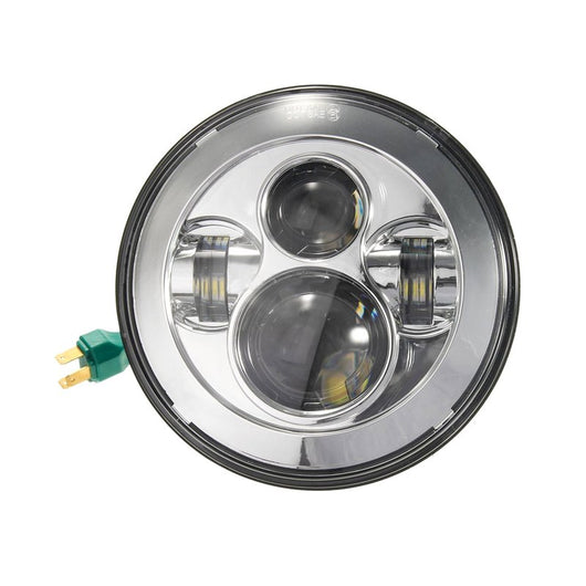 Faro Led 7 Pollici 40W Headlight Proiettore + 2 Luci Led 4,5 Pollici 30W Fendinebbia Compreso Staffa di Fissaggio Per Moto Harley Davidson