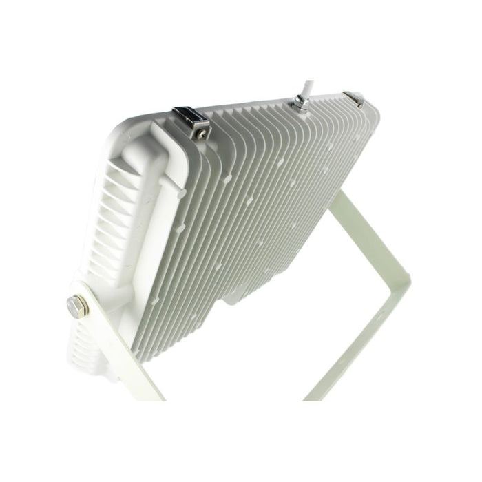Faro Led Flood Light 200W IP65 Bianco Neutro Super Slim 56mm Carcassa Bianca Samsung Garanzia 5 Anni SKU-420