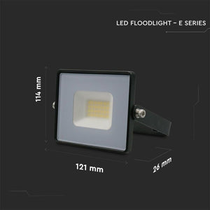 Faro Led Flood Light 20W 1620lm IP65 Slim 121X114X26mm Carcassa Nera Luce 4000K SKU-215947