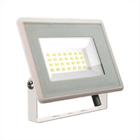Faro Led Flood Light 20W 1650lm IP65 Slim 120x105x27mm Carcassa Bianca Luce 4000K SKU-6741