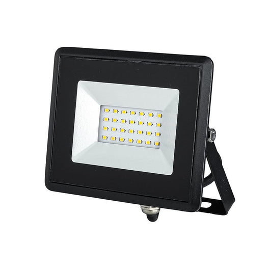 Faro Led Flood Light 20W Carcassa Nera IP65 Freddo 6400K Super Slim SKU-215948
