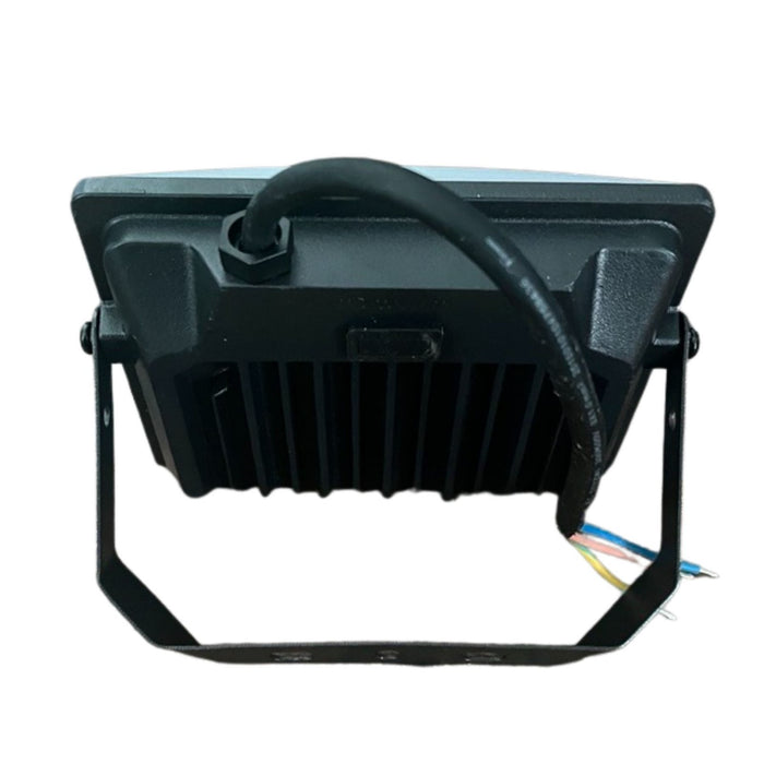Faro Led Flood Light CCT 100W, Diffusore Bianco Opaco Super Slim Carcassa Nera, IP65 273X241X38mm SKU-23767