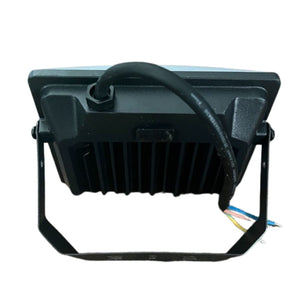 Faro Led Flood Light CCT 30W, Diffusore Bianco Opaco Super Slim Carcassa Nera, IP65 159X158X38mm SKU-23769