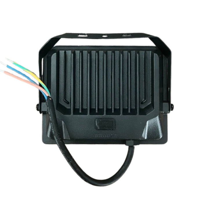 Faro Led Flood Light CCT 50W, Diffusore Bianco Opaco Super Slim Carcassa Nera, IP65 205X193X38mm SKU-23768