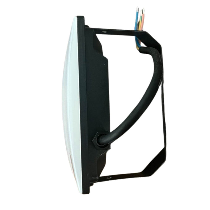 Faro Led Flood Light CCT 50W, Diffusore Bianco Opaco Super Slim Carcassa Nera, IP65 205X193X38mm SKU-23768
