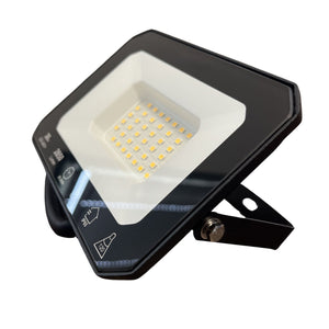 Faro Led Flood Slim 30W 2850 Lumen Bianco Neutro 4200K 90LM/W AC 220V 50Hz Nero IP65