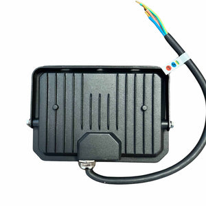 Faro Led Flood Slim 30W 2850 Lumen Bianco Neutro 4200K 90LM/W AC 220V 50Hz Nero IP65