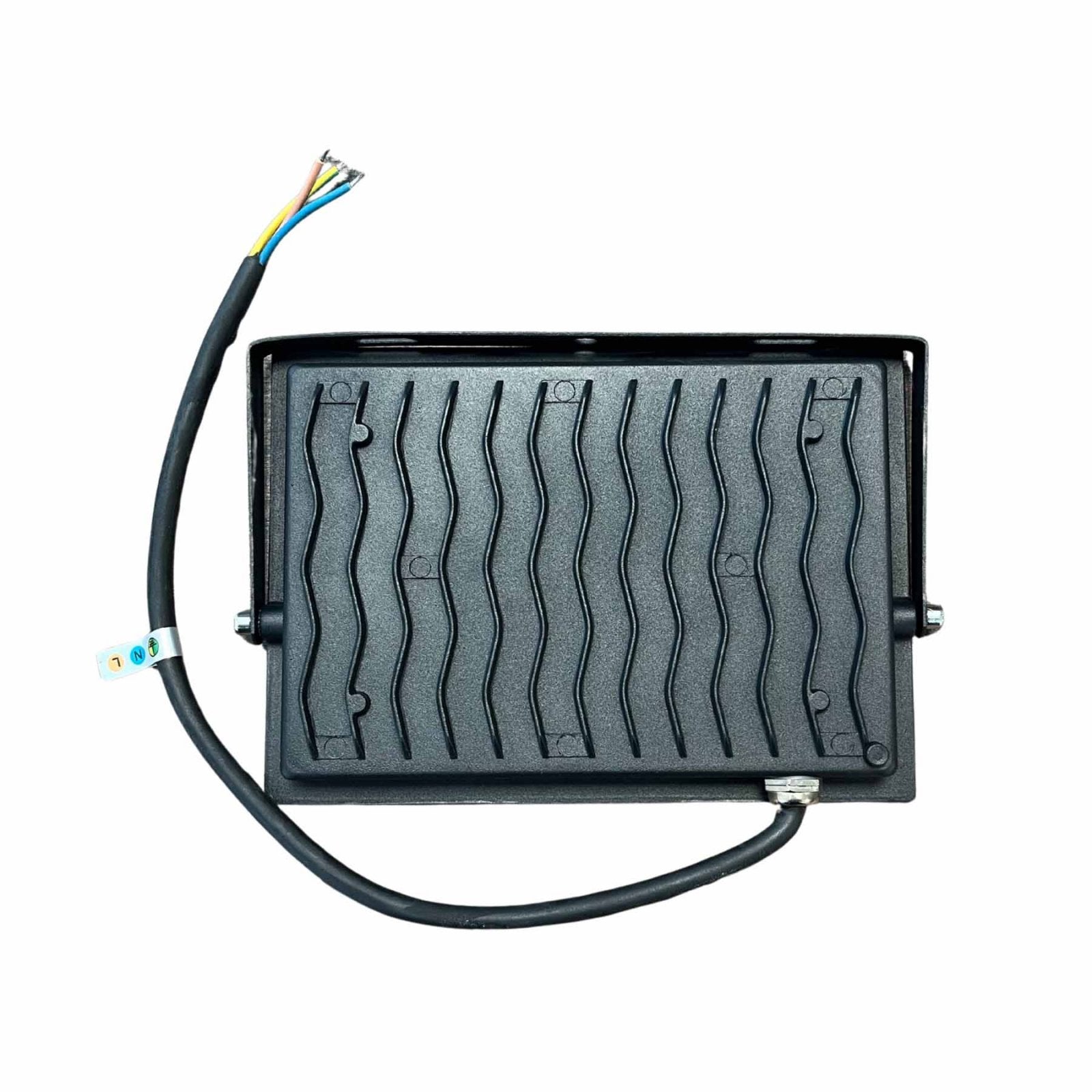 Faro Led Flood Slim RGB Con Telecomando 50W 2600 Lumen RGB AC 220V 50Hz Nero IP65