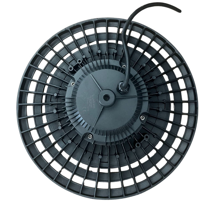 Faro Led Industriale UFO 150W 160lm/W 24000 LM Neutro 4000K IP65  Disco Rotondo Per Capannoni Garanzia 5 Anni