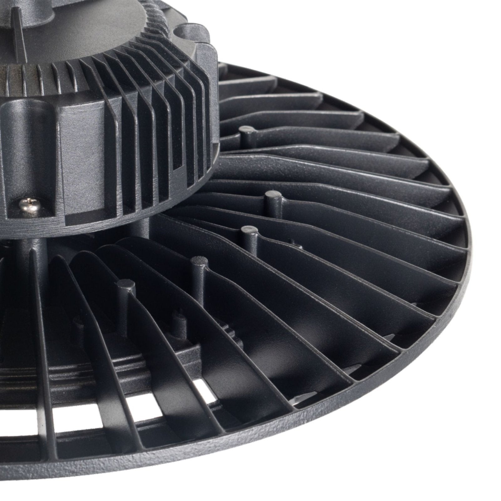 Faro Led Industriale UFO 150W 160lm/W 24000 LM Neutro 4000K IP65  Disco Rotondo Per Capannoni Garanzia 5 Anni