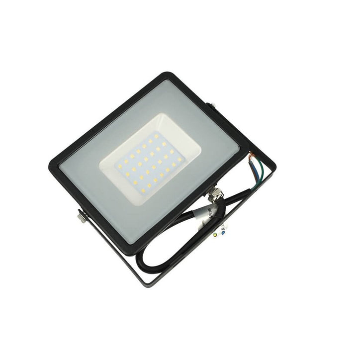 Faro Proiettore Led Flood Light 10W Bianco Freddo 6400K Carcassa Nera Chip Samsung Garanzia 5 Anni SKU-426
