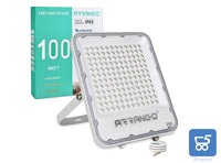 Faro SMD LED Slim IP65 Chip LUMILEDS 100 Watt Luce Bianca Calda 10000 Lumen