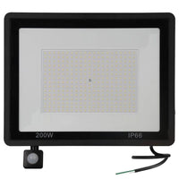 Faro a LED da esterno con sensore crepuscolare 200W luce fredda con staffa G6200