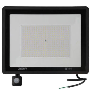 Faro a LED da esterno con sensore crepuscolare 200W luce fredda con staffa G6200