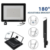 Faro a LED da esterno con sensore crepuscolare 200W luce fredda con staffa G6200