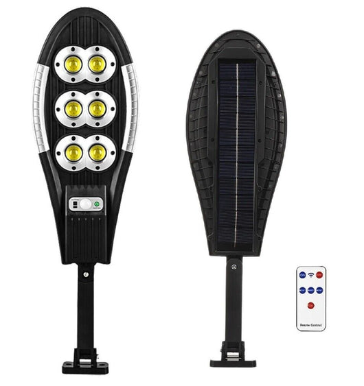 Faro lampione stradale pannello solare con sensore telecomando 150LED COB Art.06