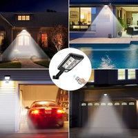 Faro lampione stradale pannello solare con sensore telecomando 120LED YX-602B