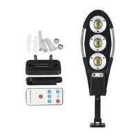 Faro lampione stradale pannello solare con sensore telecomando 90LED COB Art.03