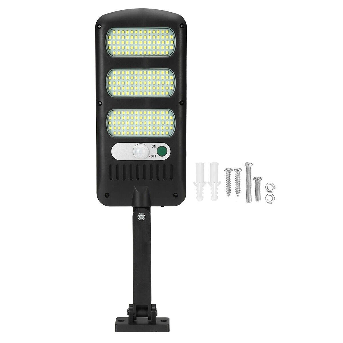 Faro lampione stradale pannello solare fotovoltaico sensore di movimento 213 LED