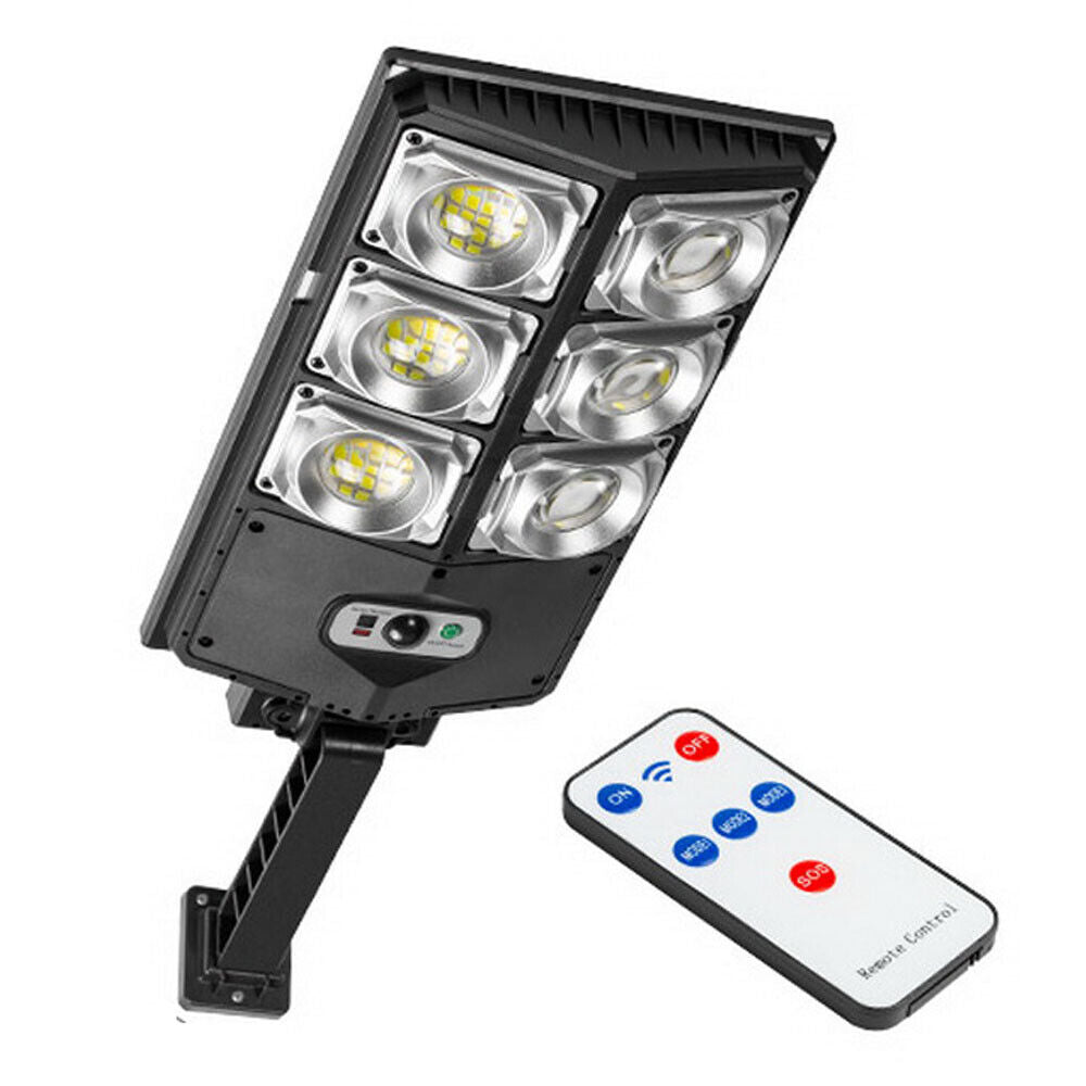 Faro lampione stradale solare sensore di movimento fotovoltaico180 LED W789A-3