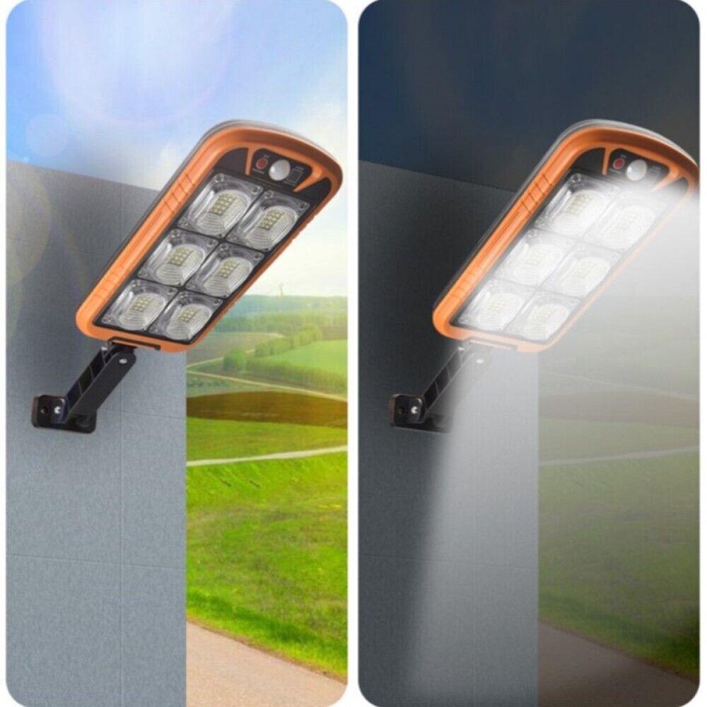 Faro lampione stradale solare sensore di movimento telecomando 150 LED SMD TA140