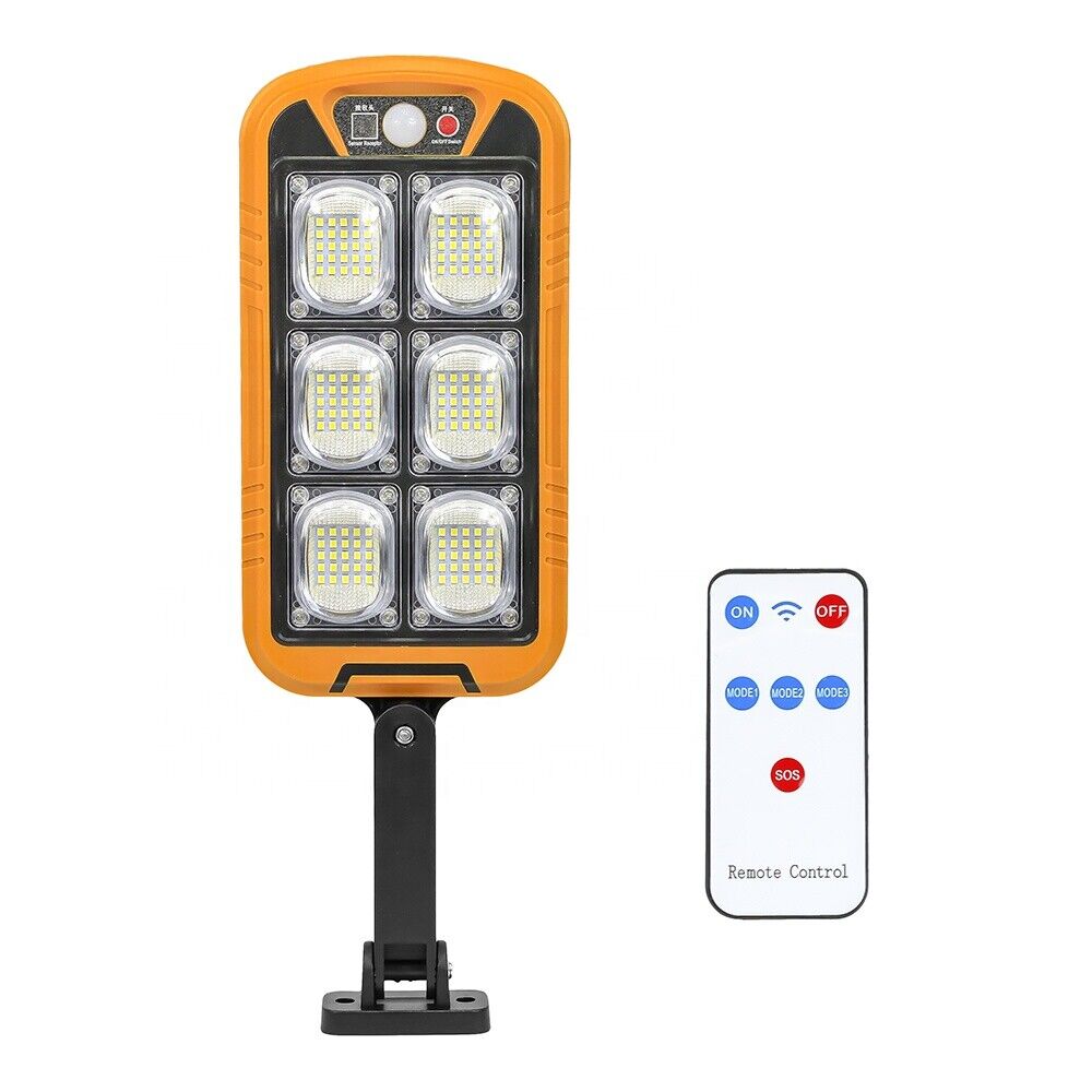 Faro lampione stradale solare sensore di movimento telecomando 150 LED SMD TA140
