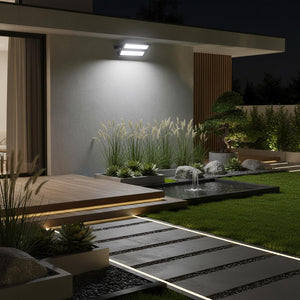 Faro LED modulare per esterno faretto impermeabile IP65 staffa orientabile luci giardino negozio tabelle insegne potenza 200W