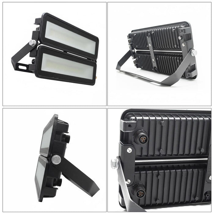 Faro LED modulare per esterno faretto impermeabile IP65 staffa orientabile luci giardino negozio tabelle insegne potenza 200W