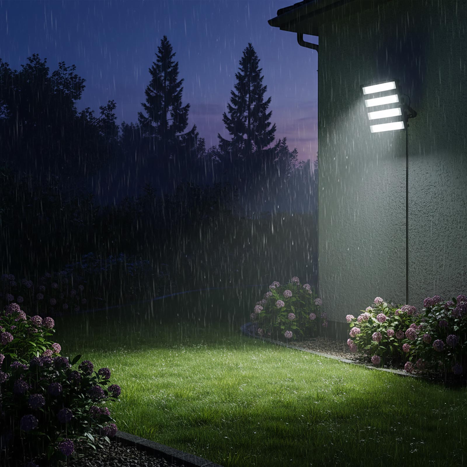 Faro LED modulare per esterno faretto impermeabile IP65 staffa orientabile luci giardino negozio tabelle insegne potenza 100W
