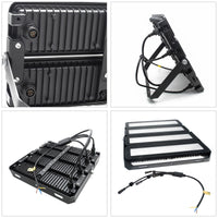 Faro LED modulare per esterno faretto impermeabile IP65 staffa orientabile luci giardino negozio tabelle insegne potenza 100W