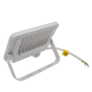 Faro slim per esterno LED IP65 con interruttore CCT da 3000K a 6500K faretto bianco staffa luce giardino insegna tabella 30W