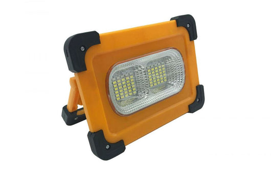 Faro portatile Power bank emergenza led 80w con pannello solare ricaricabile USB sos campeggio