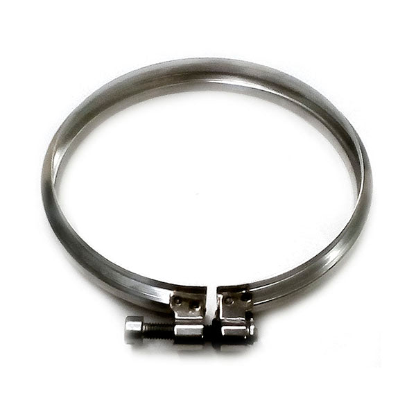 Fascetta di bloccaggio canna fumaria DN 350 tubo acciaio inox 316