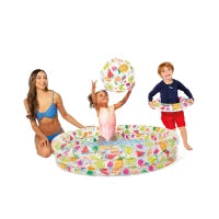 59469NP - Set Piscina/Palla/Salvagente Pesci