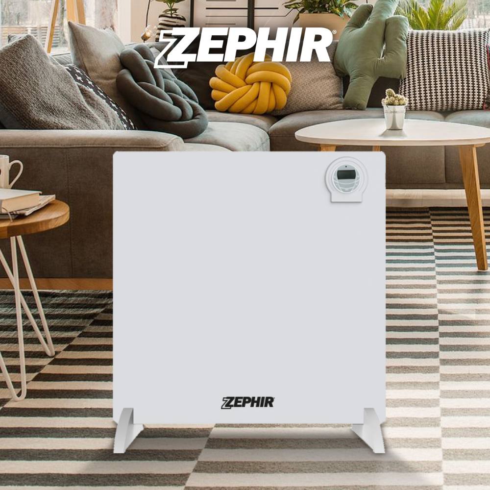 Zephir esq401 pannello riscaldante infrarossi 425w pitturabile con timer