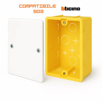 Coperchio marlanvil 1753b per scatole di incasso 503 colore bianco