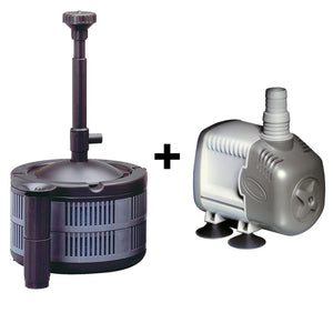 Sicce filtro per laghetto ecopond 3.0 2400 l/h + pompa per laghetto syncra silent 2.5 2400 l/h