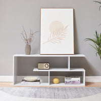 Mobile Porta TV Anän Scaffale Espositore 100 x 30 x 42 cm - Bianco [en.casa]