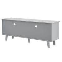 Mobile TV Stenløse Armadio Basso 58 x 150 x 38 cm Grigio chiaro [en.casa]