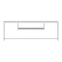 Mobile Porta TV 'Isokyrö' Metallo - Bianco opaco [en.casa]