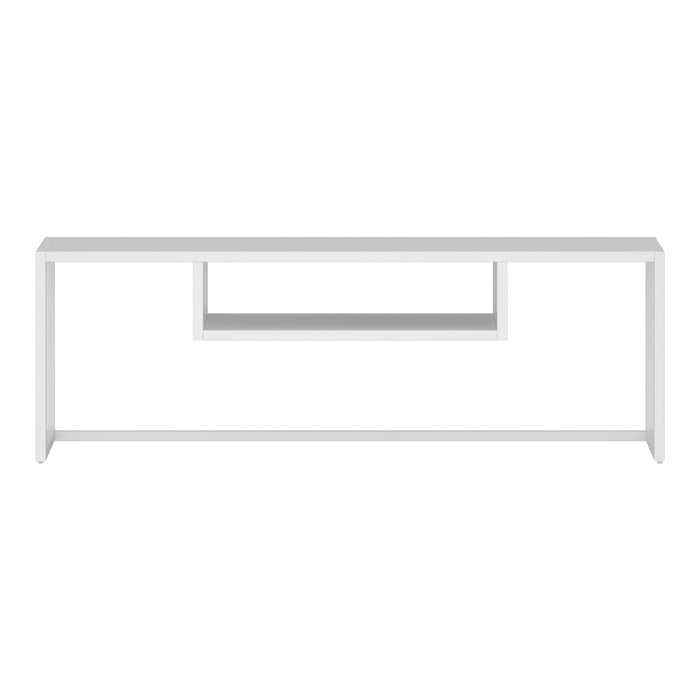 Mobile Porta TV 'Isokyrö' Metallo - Bianco opaco [en.casa]