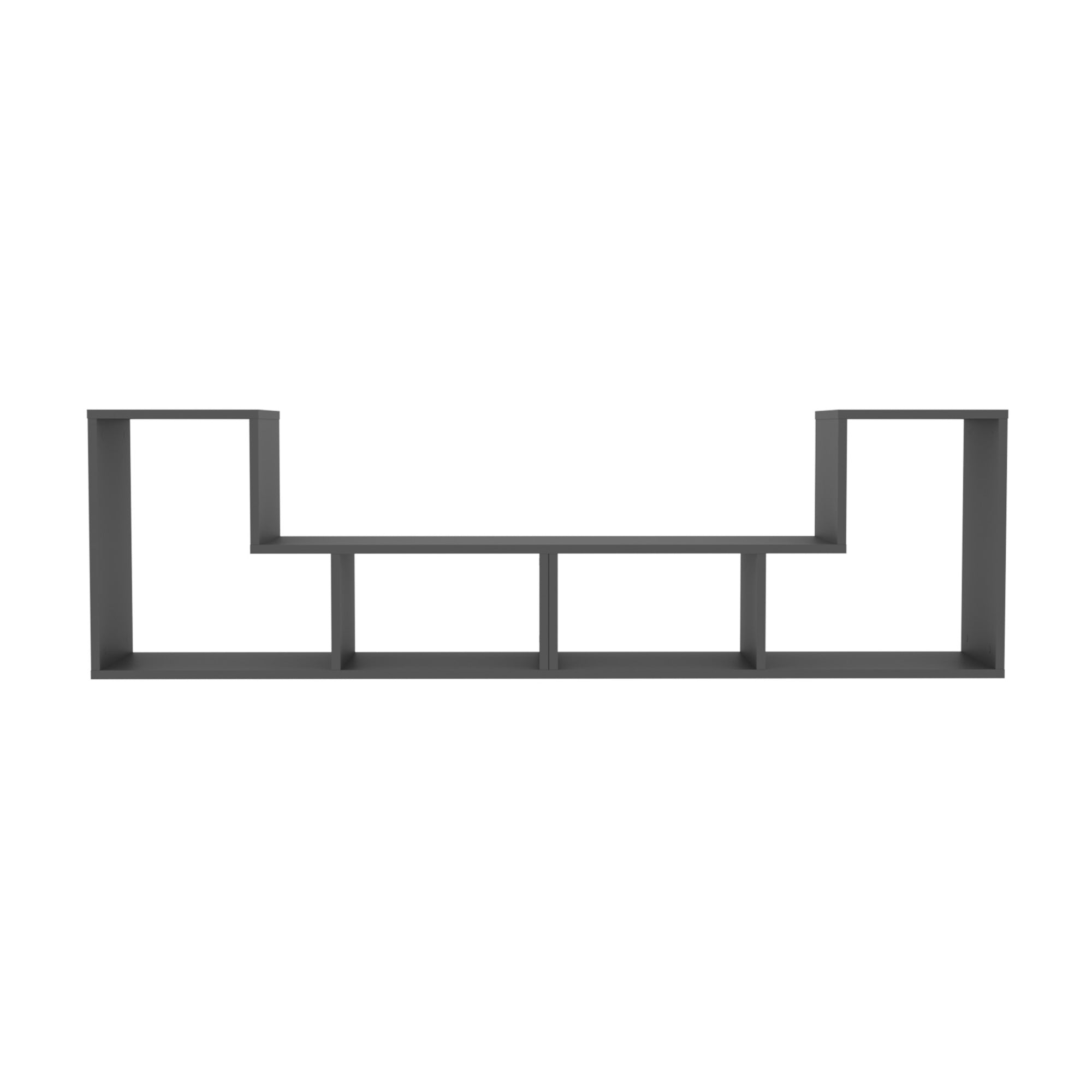 Mobile Modulare Hustersurd 2 Elementi a Forma di L - Antracite [en.casa]