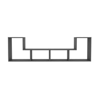 Mobile Modulare Hustersurd 2 Elementi a Forma di L - Antracite [en.casa]