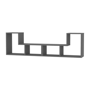 Mobile Modulare Hustersurd 2 Elementi a Forma di L - Antracite [en.casa]