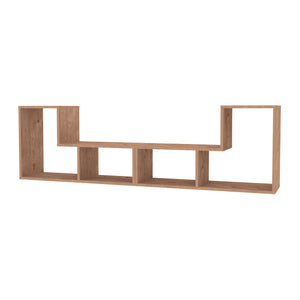 Mobile Modulare Hustersurd 2 Elementi a Forma di L - Effetto Rovere [en.casa]